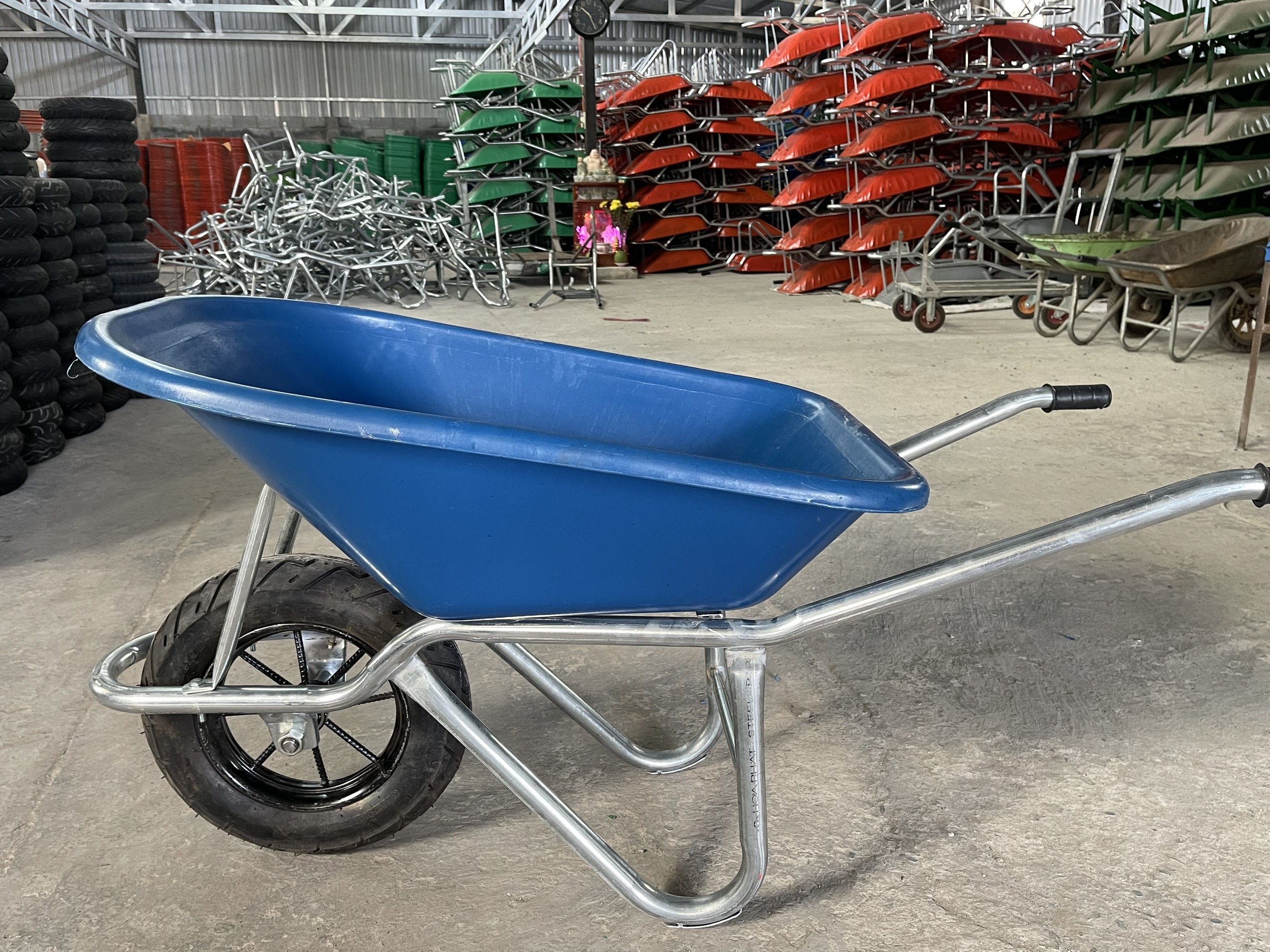 Xe Rùa Nhựa Xanh Tín Dũng